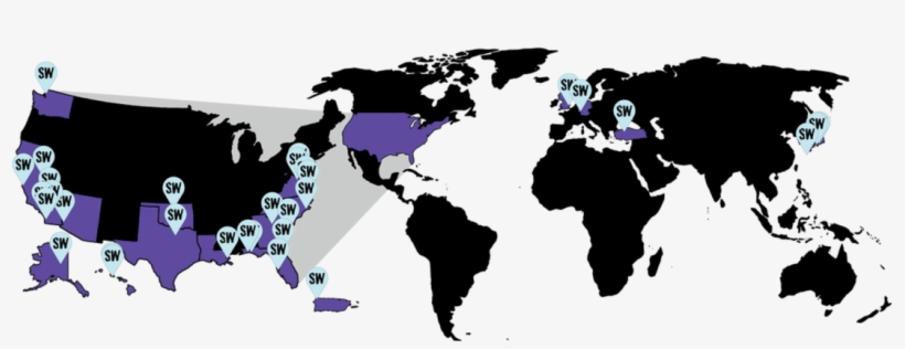 At Times, We Find Ourselves Completely Separated From - Map Of The World Highlighting Mongolia, transparent png #2330075