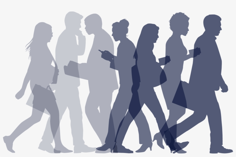 Just Over A Third Of All Respondents Reported That - Silhouette, transparent png #2330489