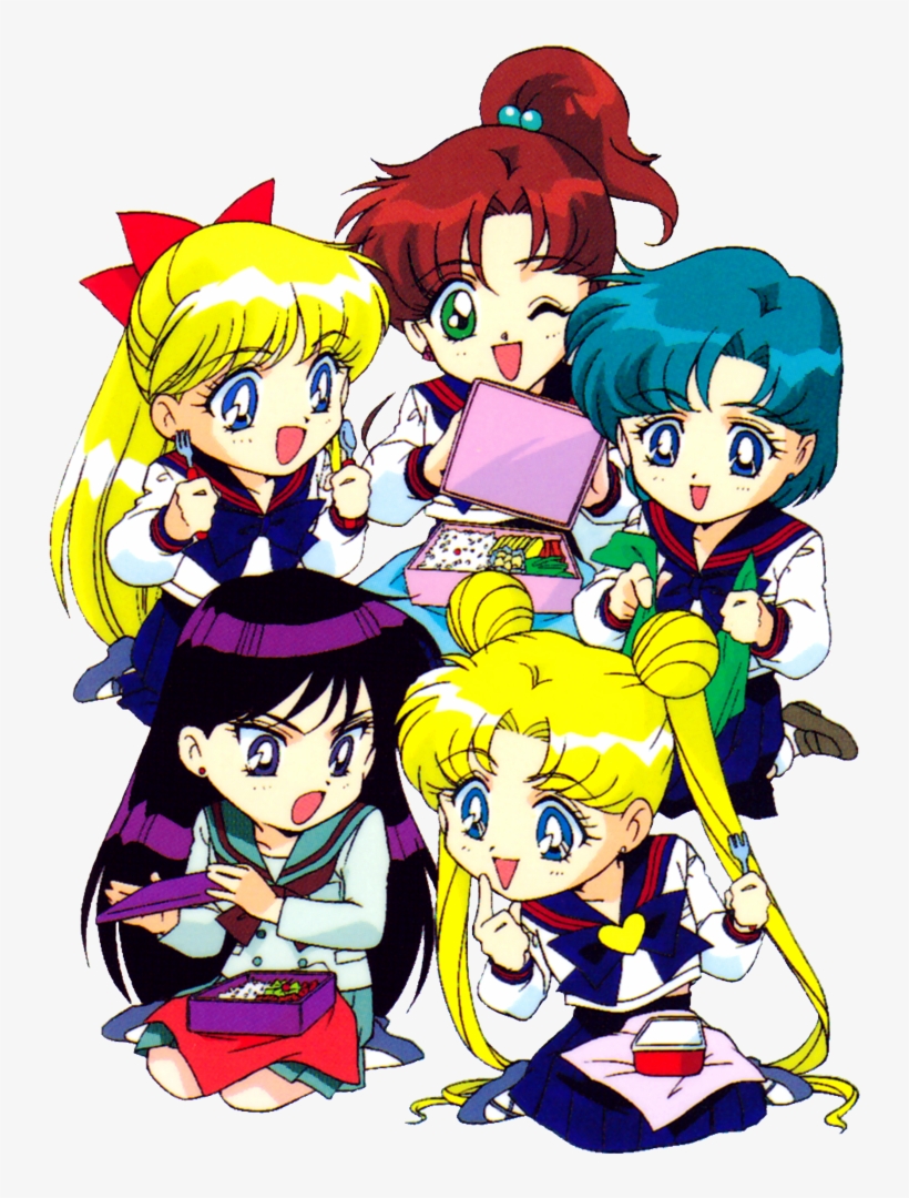Serena Tsukino, Ami Mizuno, Rei Hino, Lita Kino & Mina - Serena Rei Sailor Moon, transparent png #2330889