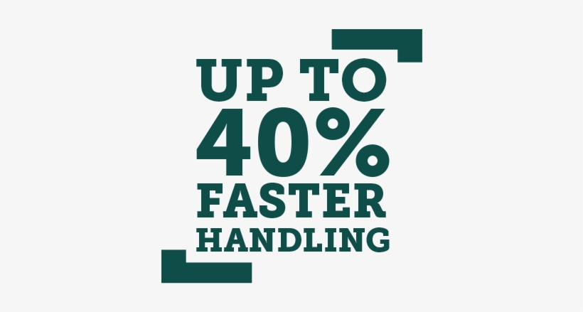 Up To 40% Faster Handling - Ellepot A/s, transparent png #2331039