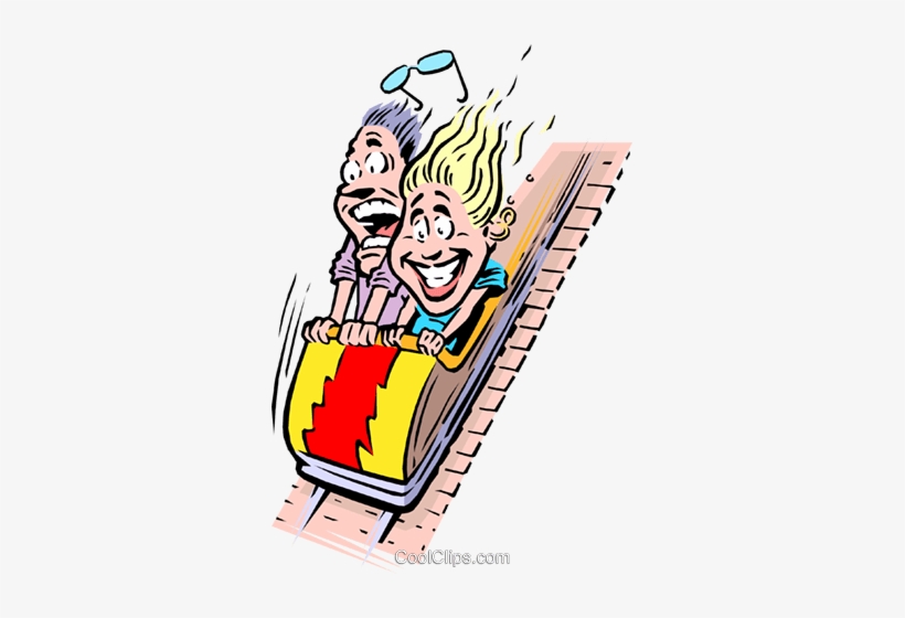 Cartoon Roller Coaster Royalty Free Vector Clip Art - Roller Coaster Cartoon Png, transparent png #2331178