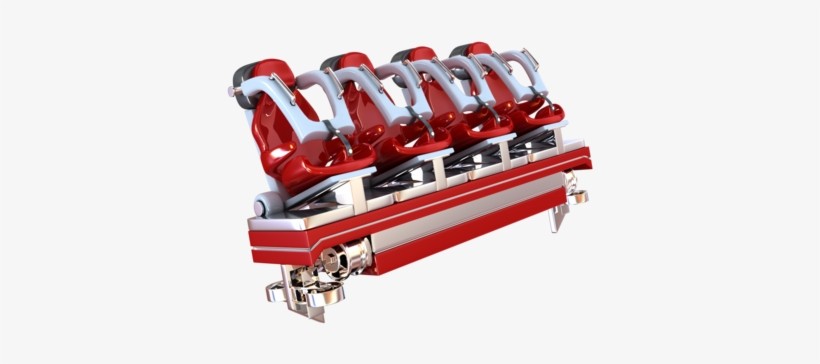 Realistic Roller Coaster Seat 3d Model Obj Mtl Fbx - Wavefront .obj File, transparent png #2331269