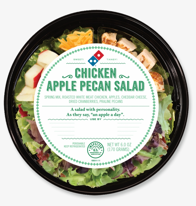 Domino's Pizza Is Rolling Out A Line Of Salads Created - Chicken Apple Pecan Dominos, transparent png #2331295