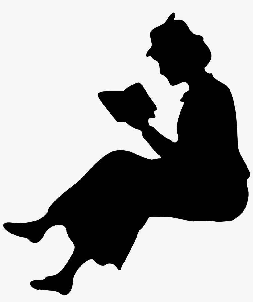 This Free Icons Png Design Of Lady Reading 2, transparent png #2331561