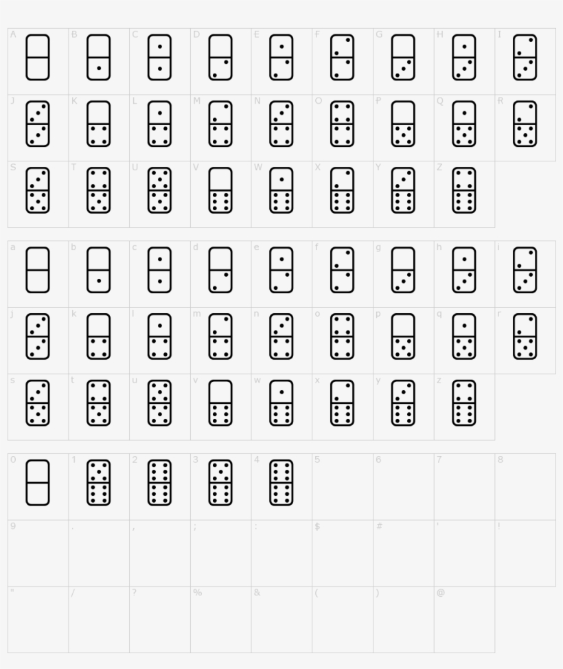 Dominos Font - Number, transparent png #2331628