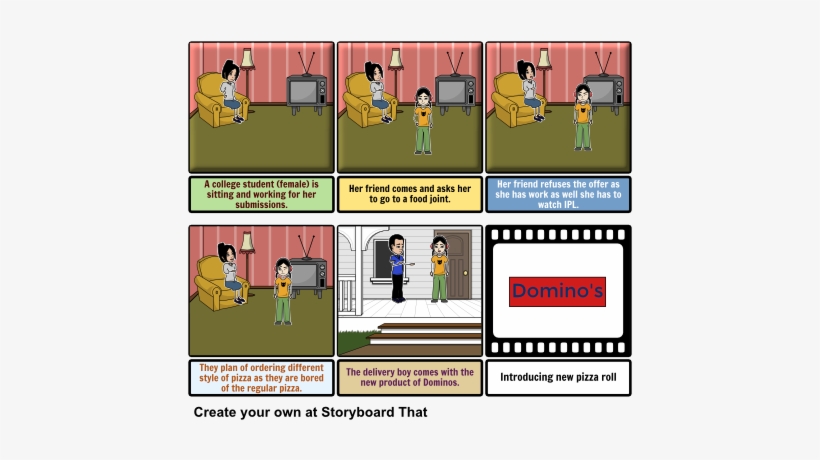 Dominos Tv Ad - Cartoon, transparent png #2331901