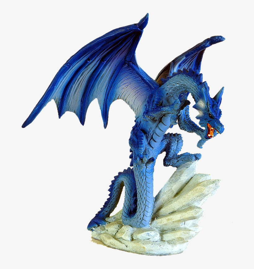 Realm Of The Dragons Large Ice Dragon - Dragon, transparent png #2332231