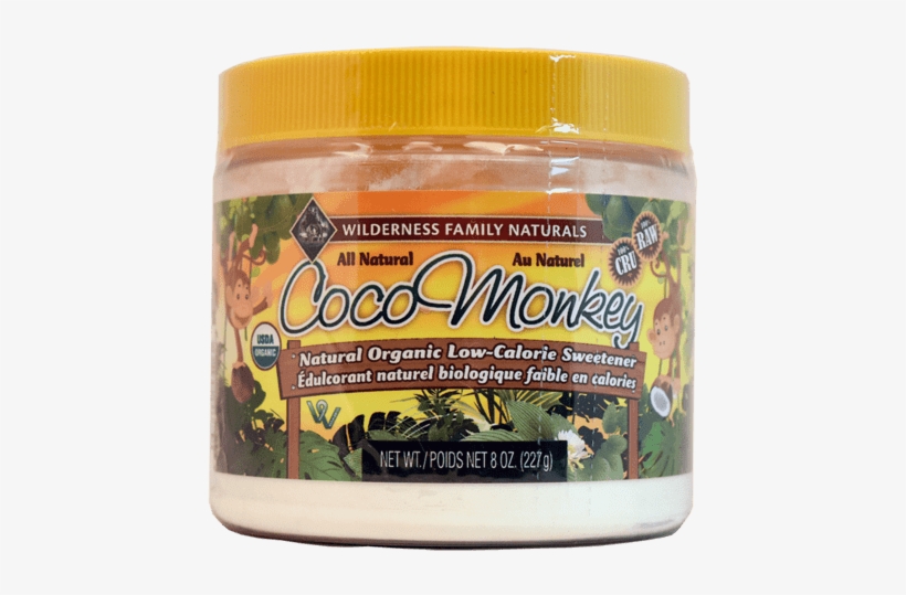 Coco Monkey Sweetener - Coco Monkey By Wilderness Family Naturals 8oz, transparent png #2332334