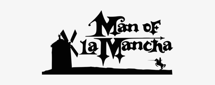 04 Bye Bye Birdie Bw - Man Of La Mancha Logo, transparent png #2332381