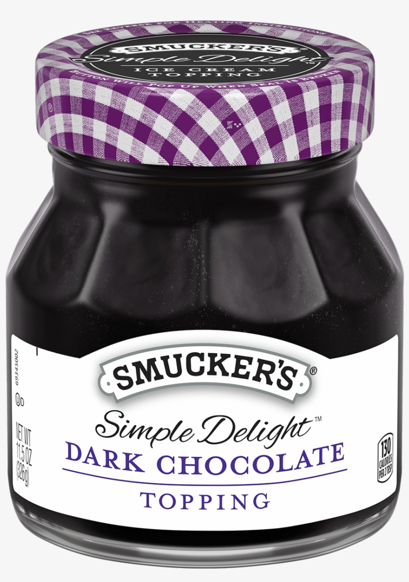 Simple Delight® Dark Chocolate Topping - Smucker's Simple Delight Flavored Topping, Chocolate, transparent png #2332831
