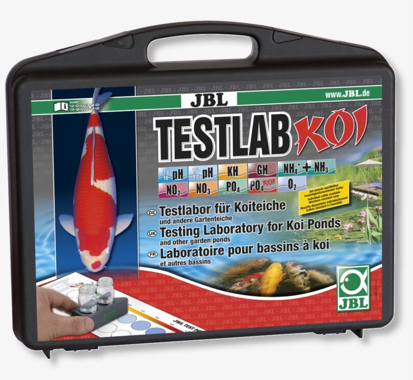60784 - Jbl Test Lab Koi - Koi Pond Water Test Kit, transparent png #2332904