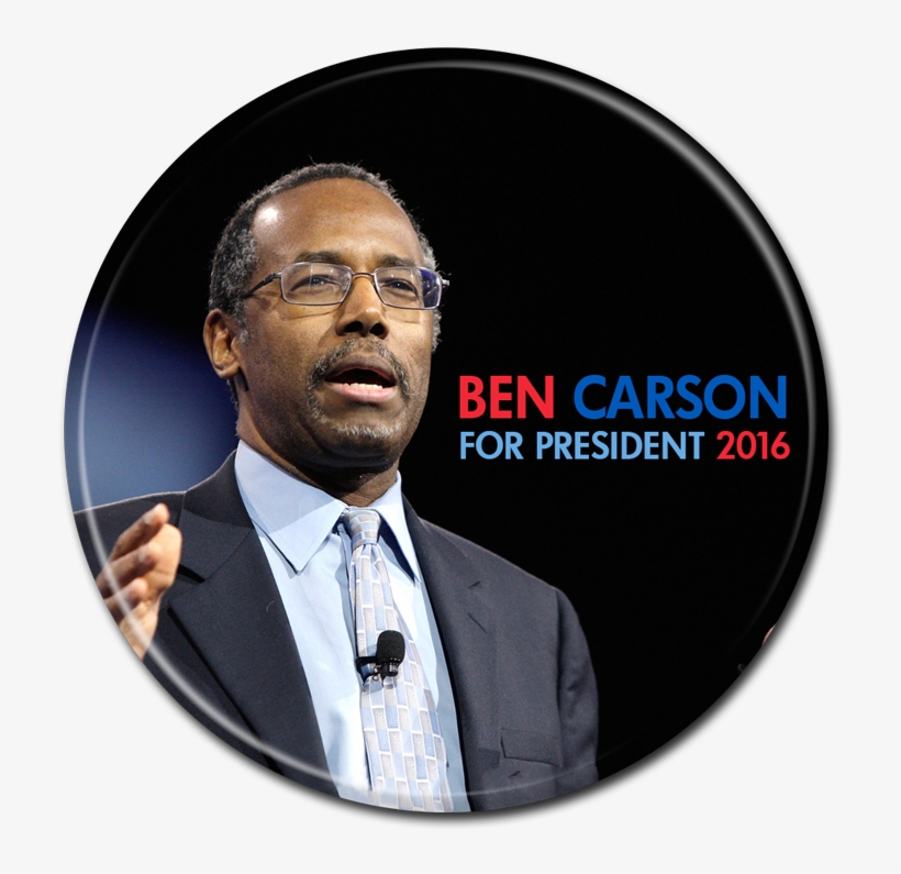 Ben Carson Button - Ben Carson Stupid Meme, transparent png #2333242