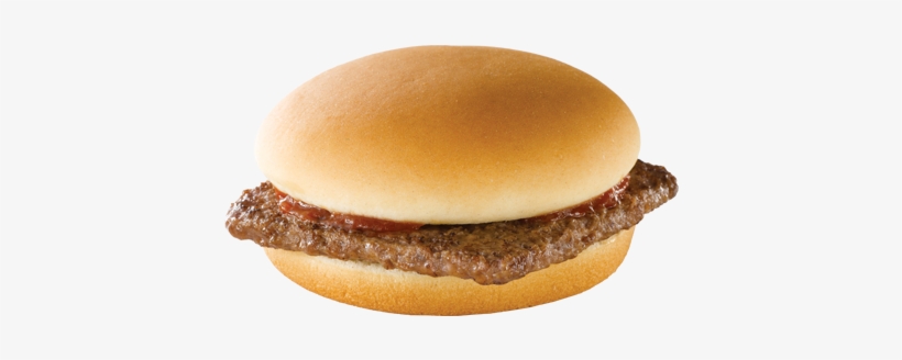 Kids' Hamburger - Plain Hamburger With Ketchup, transparent png #2333728