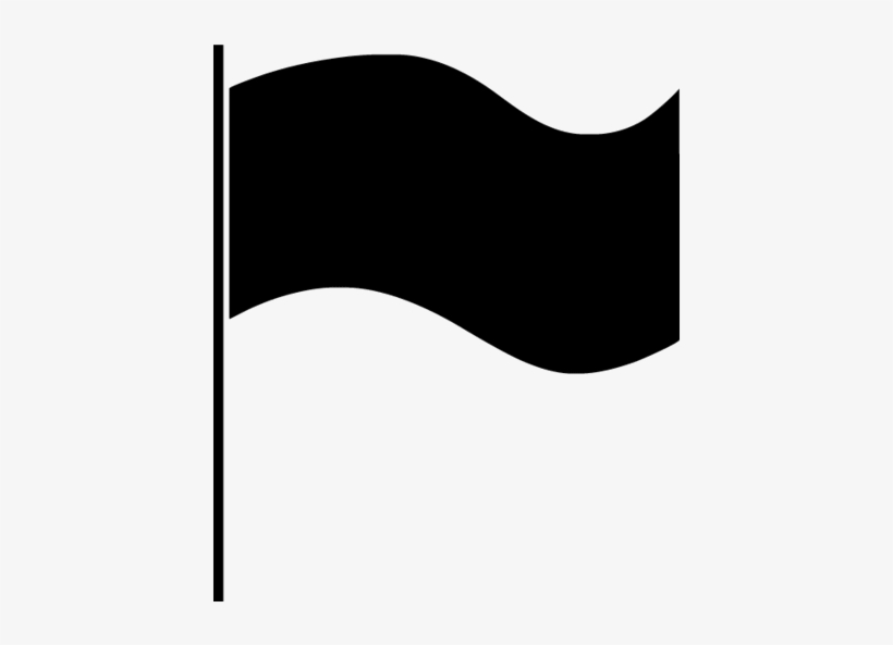 Black Flag Icon - Red Flag Icon Png, transparent png #2333731