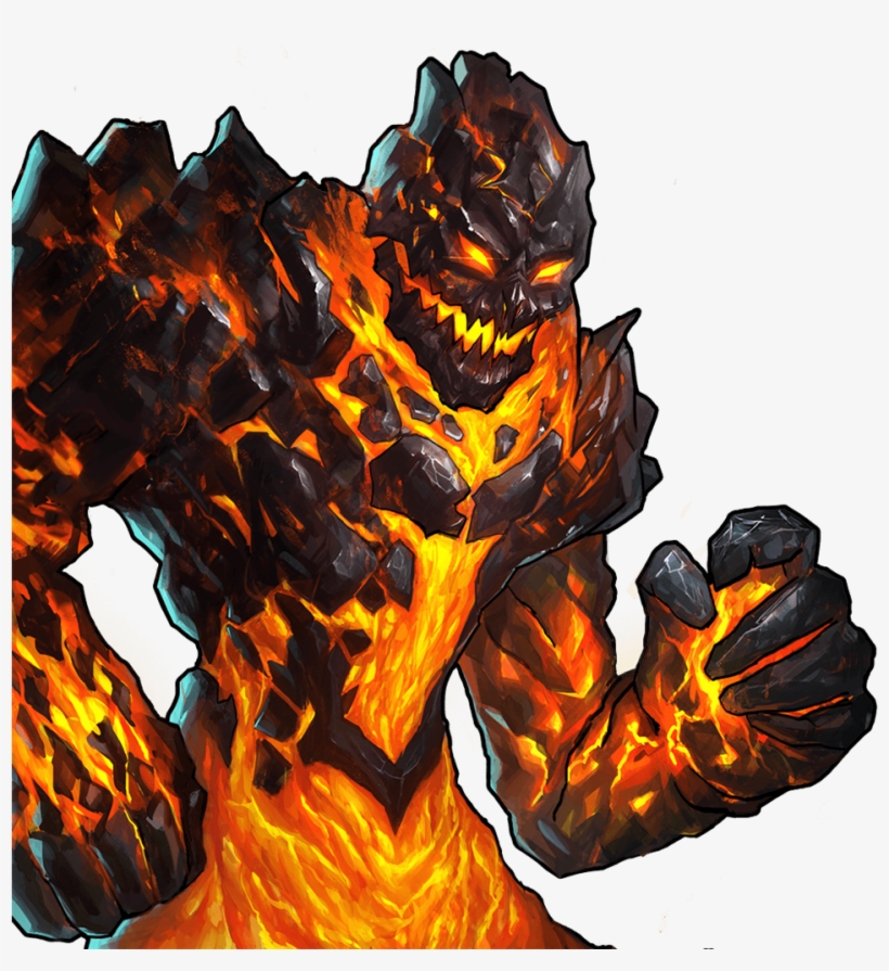 Lava Elemental - Gems Of War Lava Elemental, transparent png #2333832