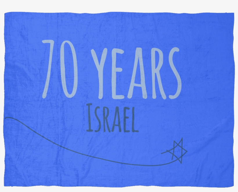 Israel's 70th Birthday - Handwriting, transparent png #2333903