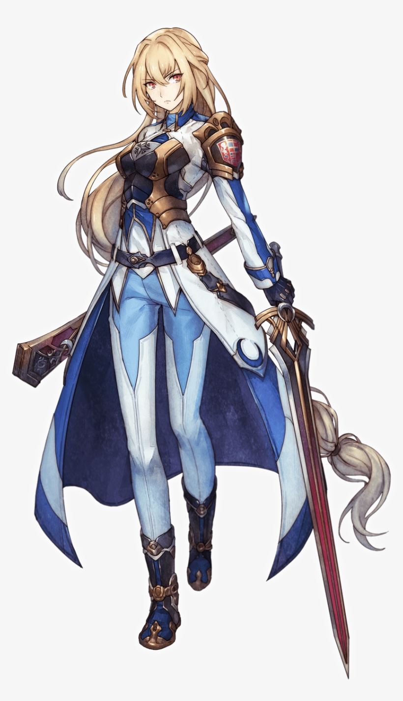 Ch 105411 - Personnages Feminin Manga Armure, transparent png #2334210