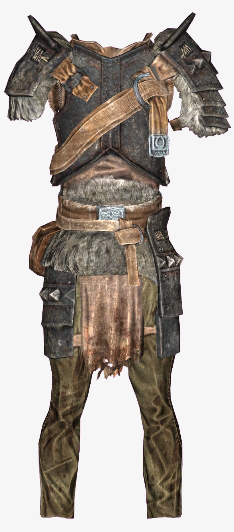 Banded Iron Armor - Armadura De Hierro Skyrim, transparent png #2334913