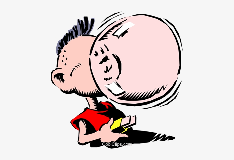 Cartoon Boy With Bubblegum, transparent png #2335883