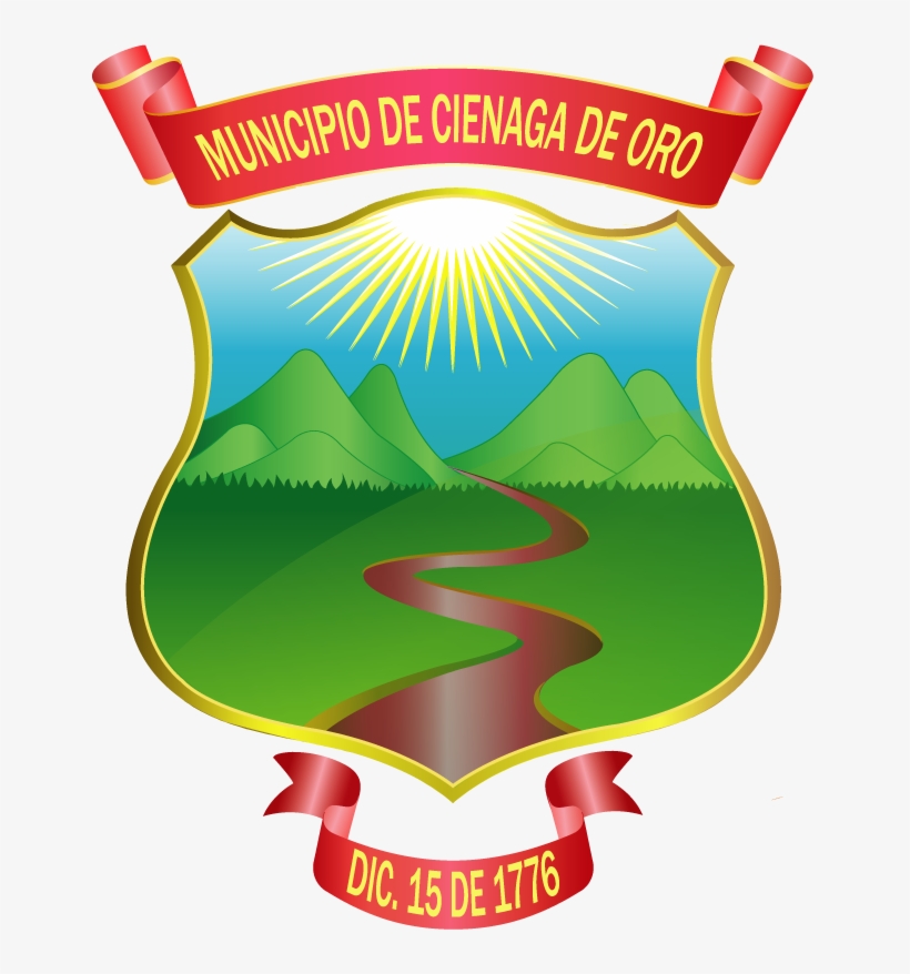 File - Escudocdeoro - Bandera De Cienaga De Oro, transparent png #2336316