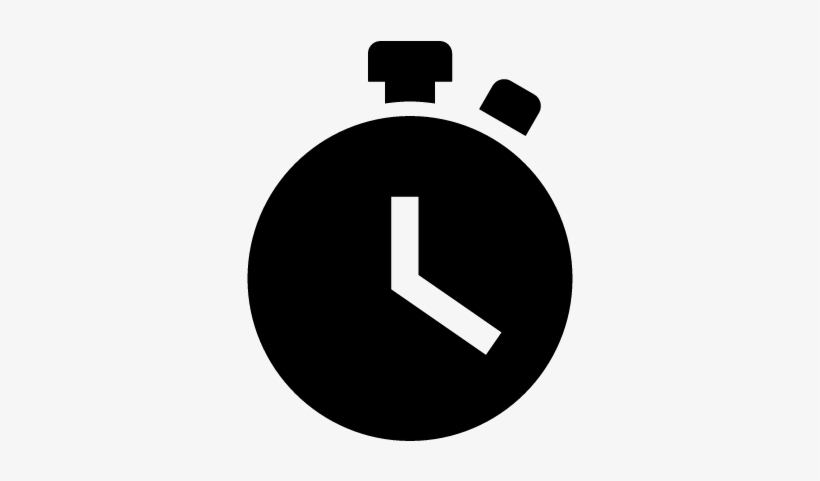 Timer Vector - Timer Icon White Png, transparent png #2336401