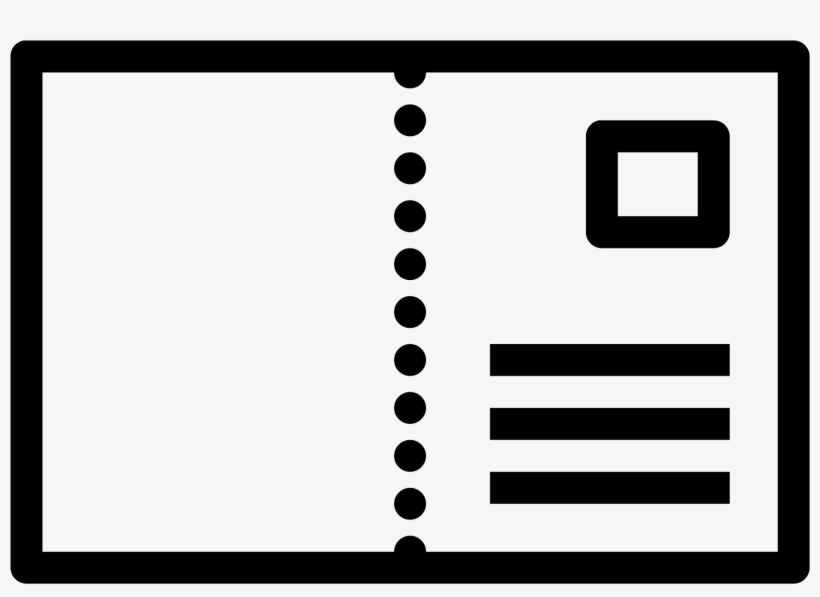 Postcard Icon Post Card Free Transparent PNG Download PNGkey