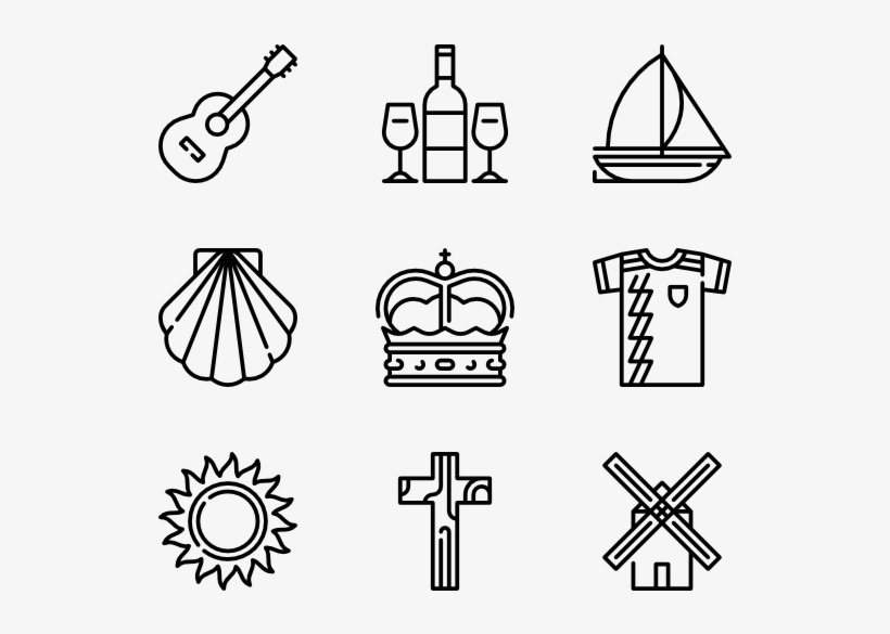 Tipical Spanish - Clothes Icons, transparent png #2336592