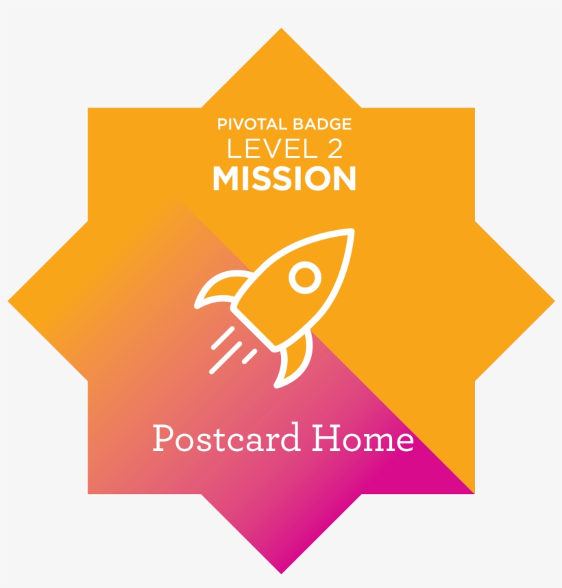 Postcard Home Pivotal Misson Badge - Postcard, transparent png #2336823