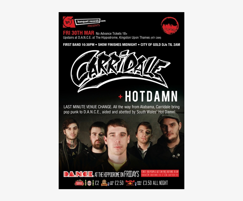 Carridale / Hot Damn / Home Advantage / D - Flyer, transparent png #2337133