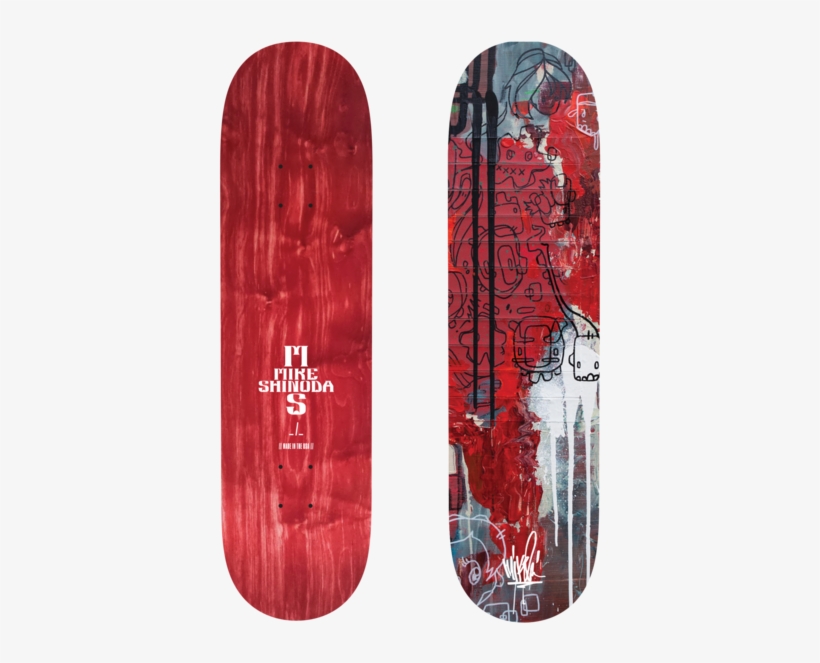 Connected Triptych Skate Deck - Mike Shinoda, transparent png #2337271