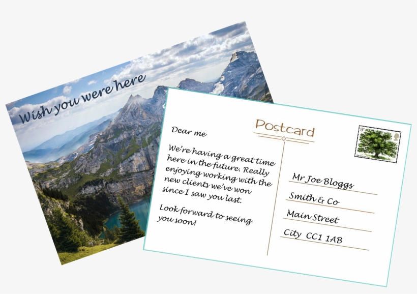 If You Were To Send Yourself A Postcard From Your Desired - Million Pound Bank Note [book], transparent png #2337451