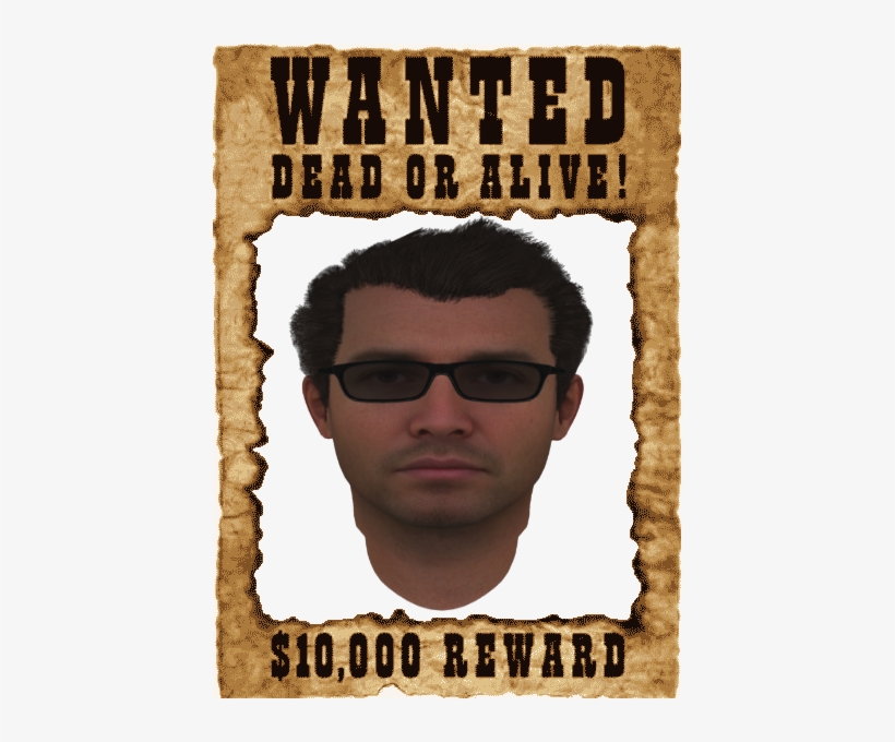 Wanted Poster - Wanted Dead Or Alive Png, transparent png #2337835