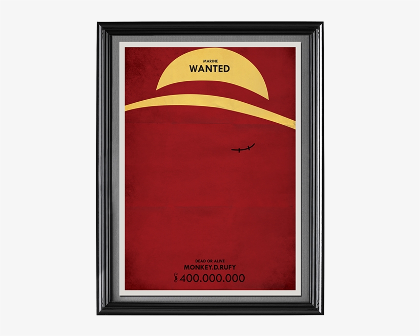 One Piece Minimalist Wanted Poster, transparent png #2337884