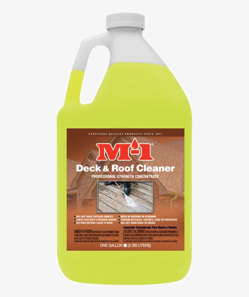 M-1 Deck & Roof Cleaner - M-1 Drc1g Deck & Roof Cleaner, 1 Gallon, transparent png #2337930