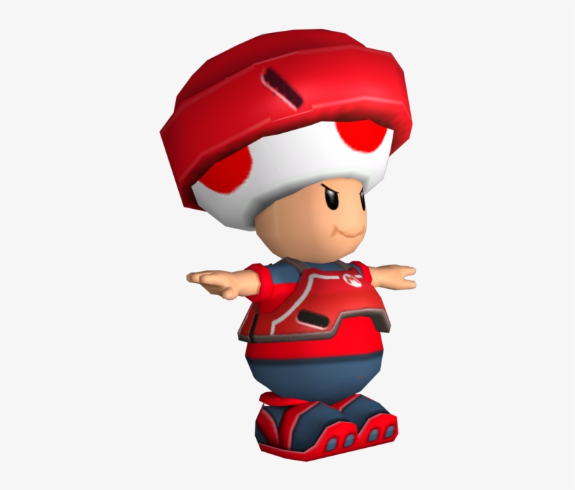 Download Zip Archive - Mario Strikers Charged Toad, transparent png #2337996