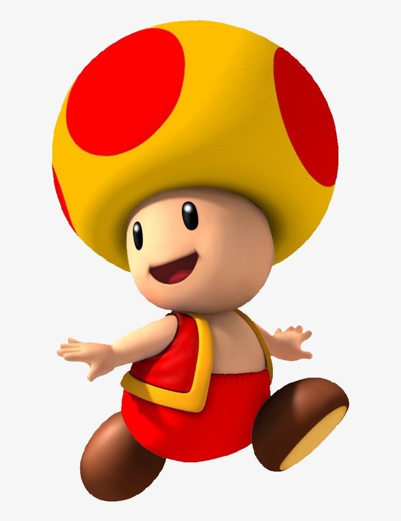 Fire Yellow Toad By Mr - Mushroom Super Mario Kart, transparent png #2338084