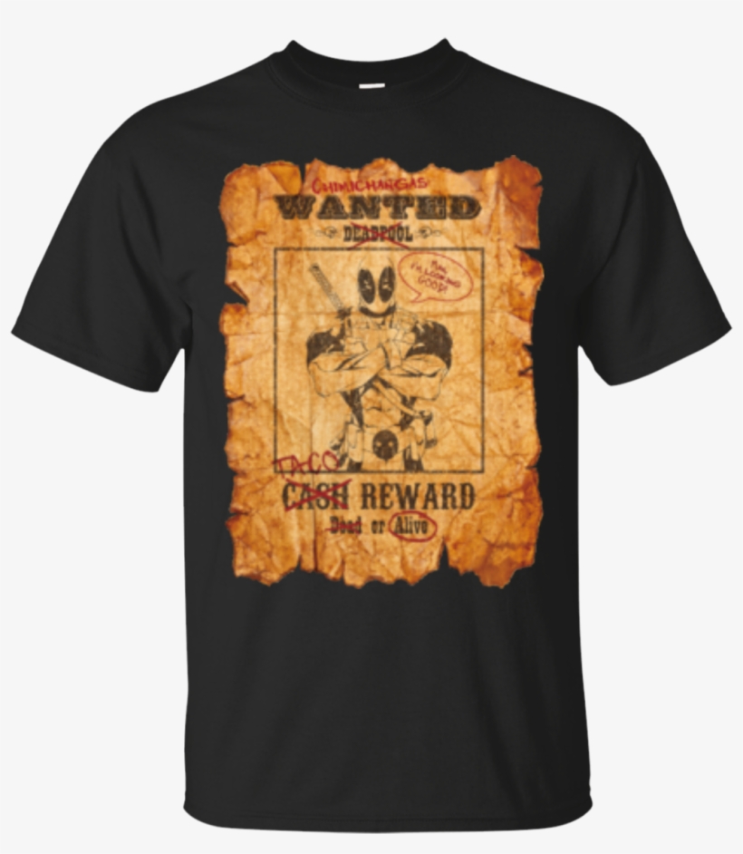 Deadpool T Shirt Wanted Poster T Shirt Hoodie Sweatshirts - Deadpool Wanted Poster, transparent png #2338177