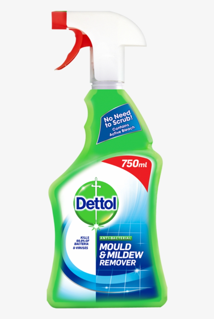 Dettol Mould & Mildew Remover - Dettol Mould And Mildew Remover, transparent png #2338236