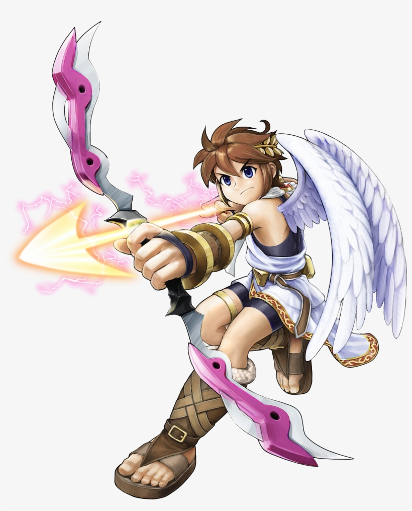 Pit Fortune Bow Uprising - Pit Kid Icarus Uprising, transparent png #2338946
