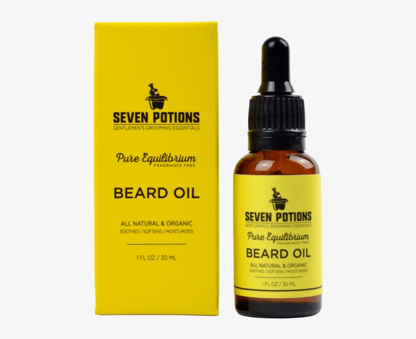 Seven Potions Beard Oil Pure Equilibrium For Softening - Seven Potions Beard Oil, transparent png #2339164