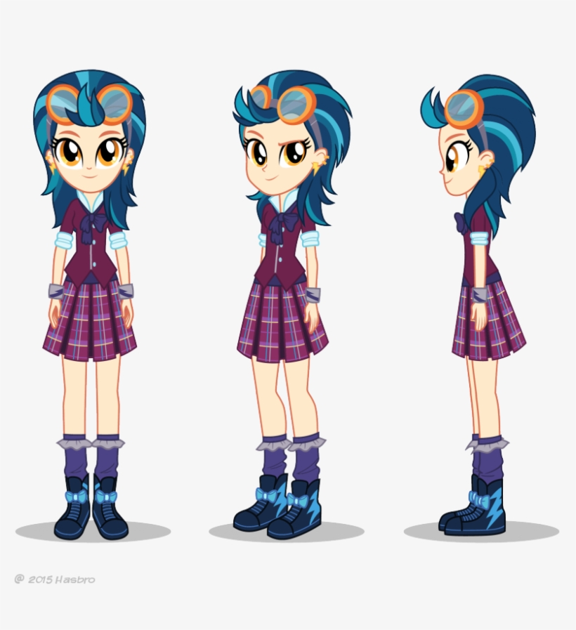 Friendship Games Indigo Zap Turnaround Art - Indigo Zap Equestria Girl, transparent png #2340007