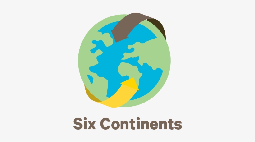 Six-continents - Graphic Design, transparent png #2340084
