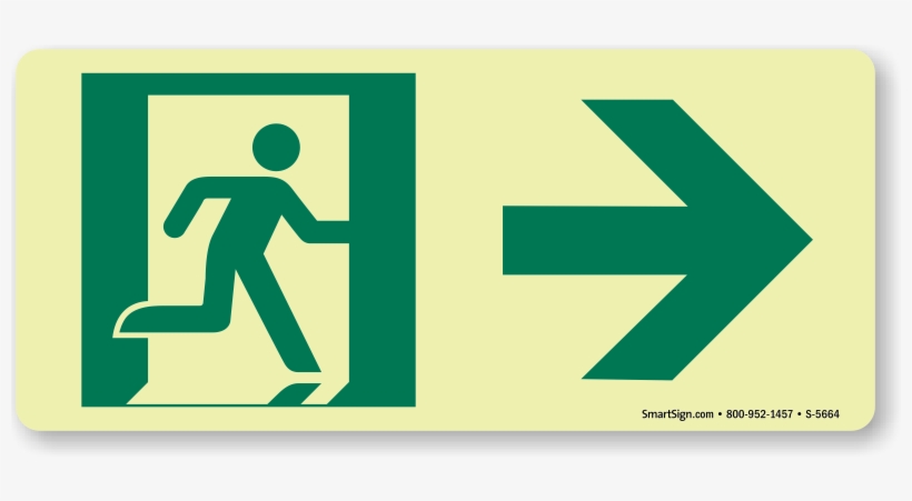 Zoom, Price, Buy - Exit Sign With Directional Arrow, transparent png #2340294