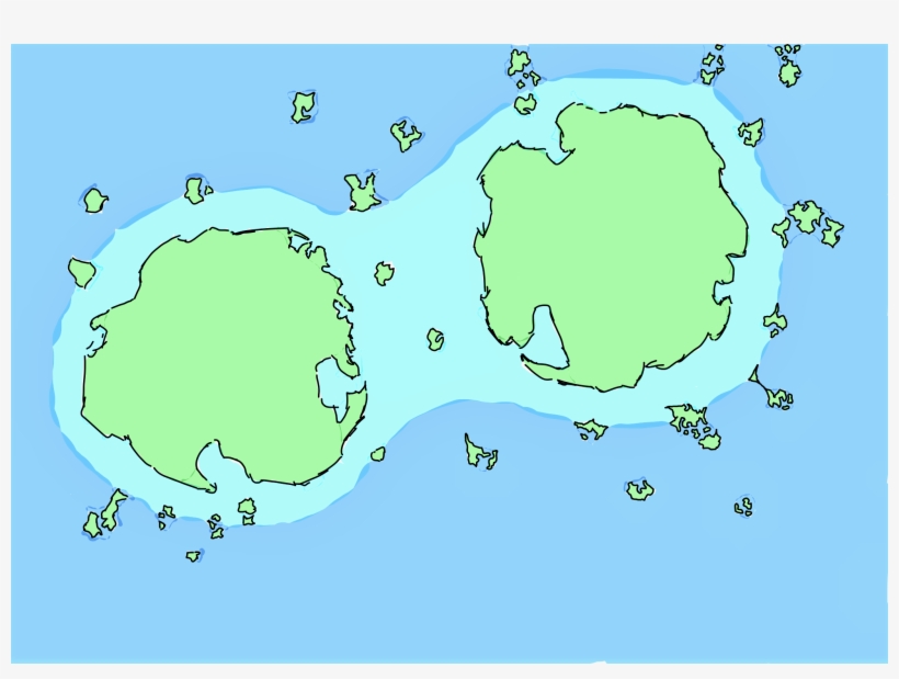 Dual Continents - Diagram, transparent png #2340297