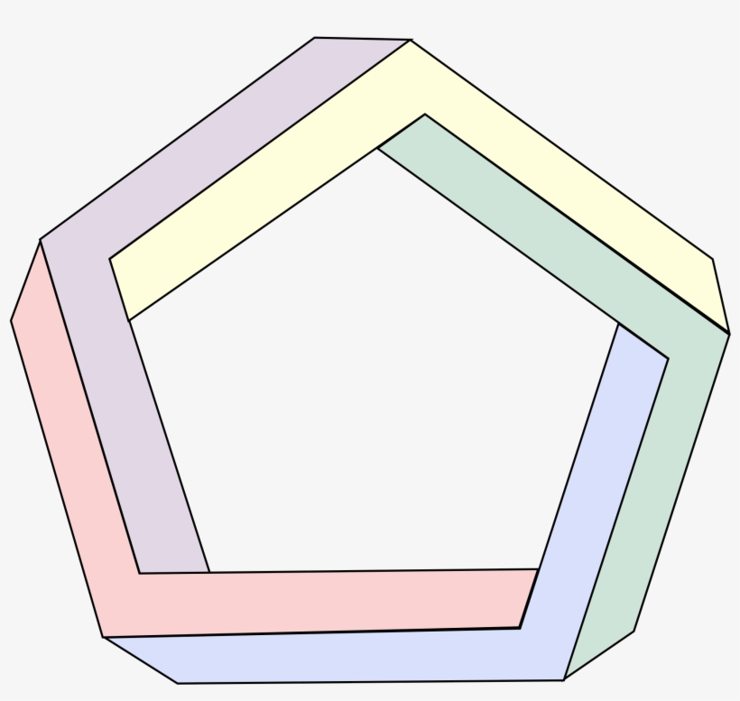 File - Penrose Pentagon - Svg - Penrose Pentagon, transparent png #2340298