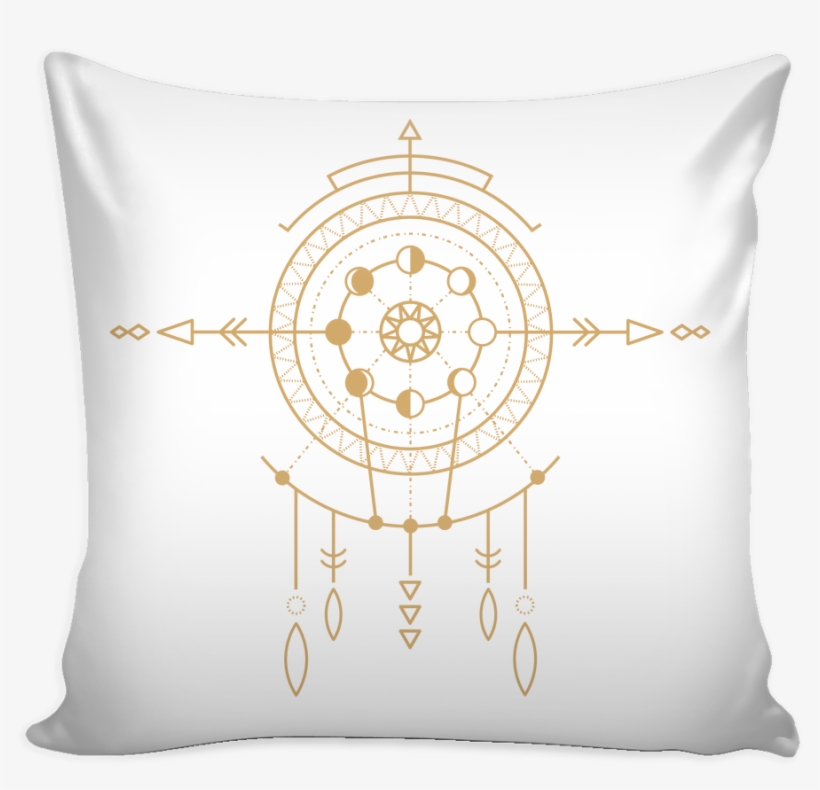 Official Moon Phase Tribal Pillow Cover - Let That Shit Go Pillow, transparent png #2340393