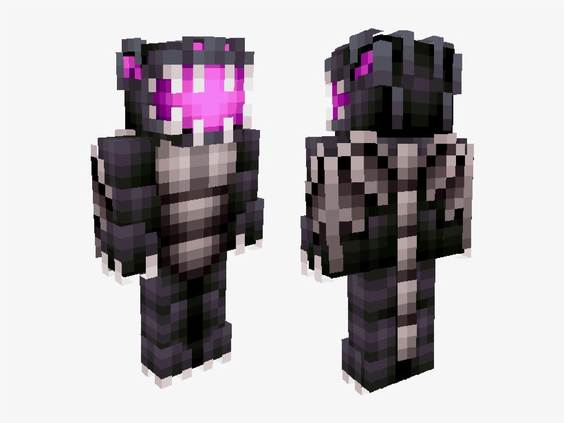Minecraft - Minecraft Skin Ender Dragon - Free Transparent PNG