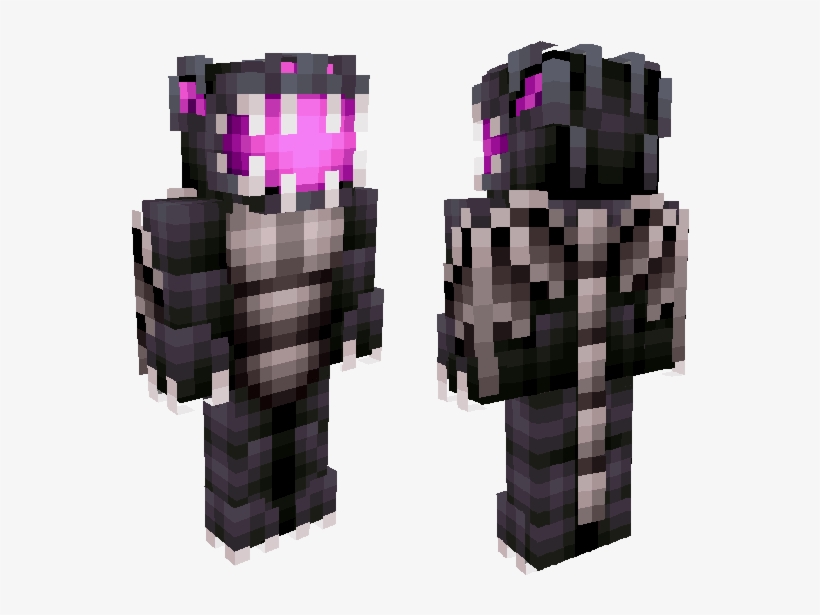 Ender Dragon Girl Minecraft Skin