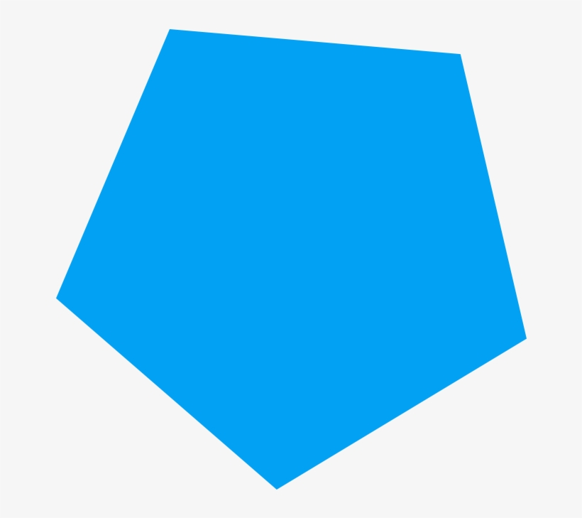 Asif Blue Pentagon Angle - Angle, transparent png #2340455