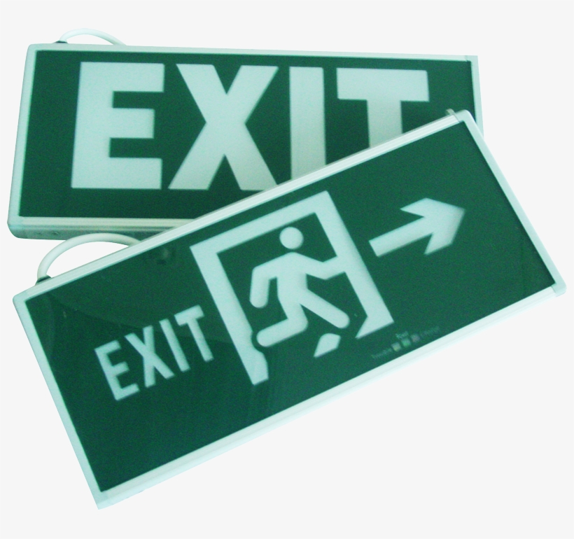 Cosine Developments Led Double Sided Emergency Exit, transparent png #2340497